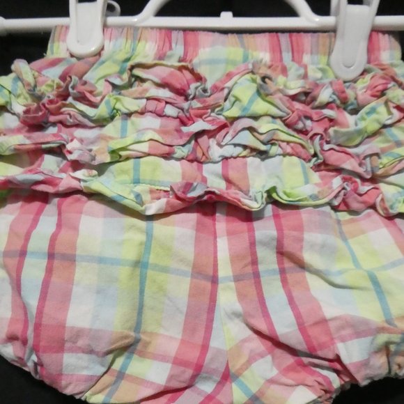 GYMBOREE | size 3T | Plaid Bloomers With Ruffle Back | 100% Cotton | NWOT - Picture 10 of 14